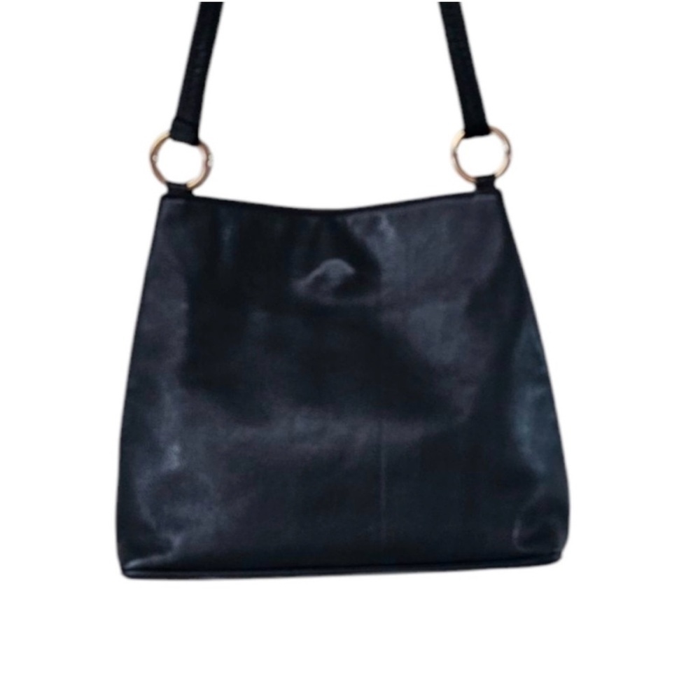 Paloma Picasso Purse vintage black with gold Hardwear Longe Strup. - Picture 3 of 7